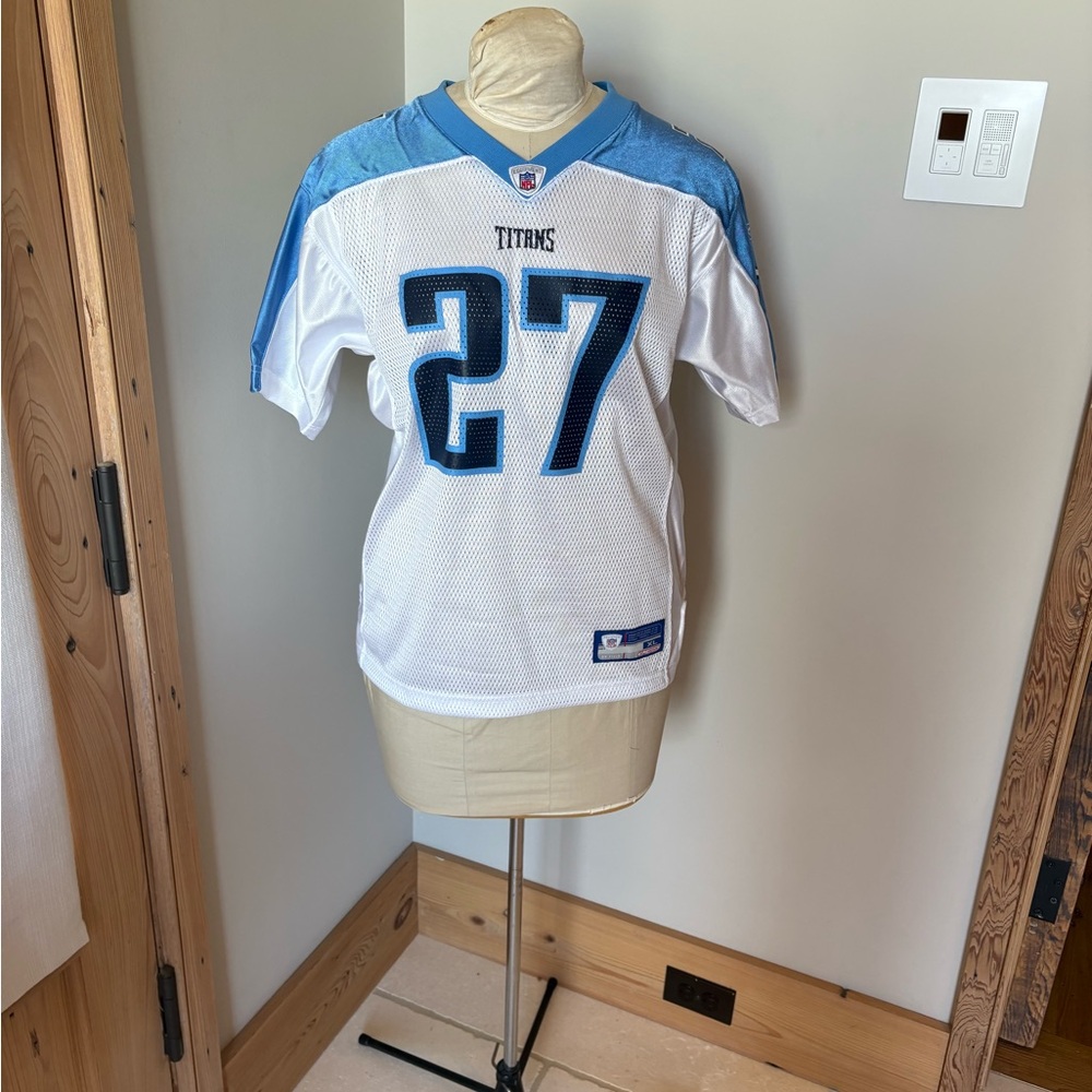 Titans White and Blue Jersey